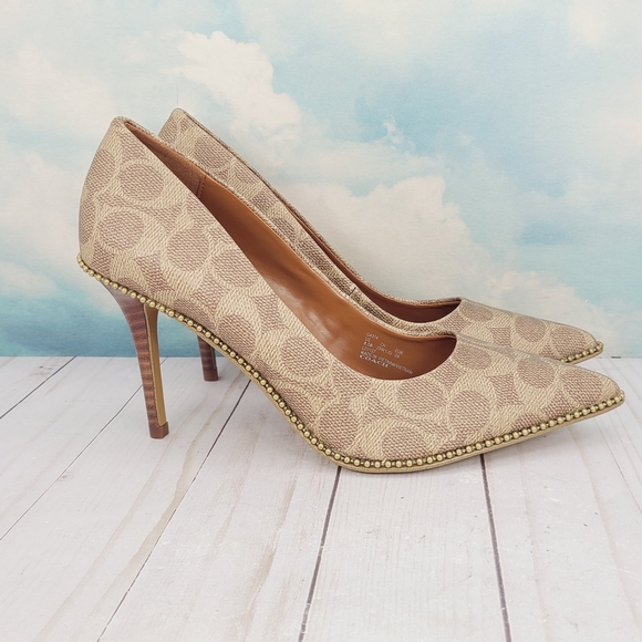 COACH Waverly Pump Size 8.5 - Picture 4 of 11
